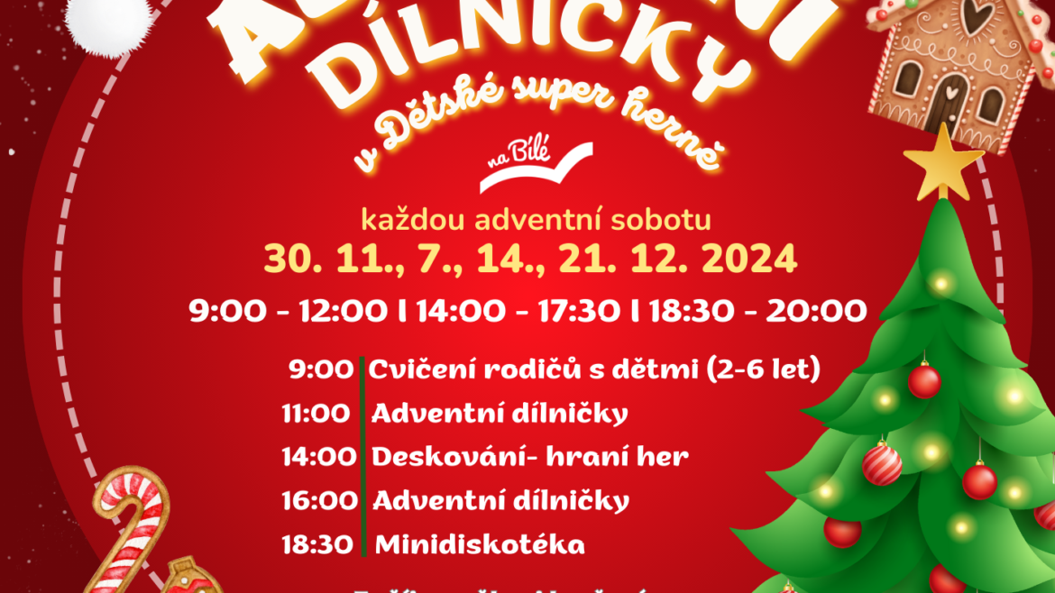 ADVENTNÍ DÍLNIČKY V DĚTSKÉ SUPERHERNĚ